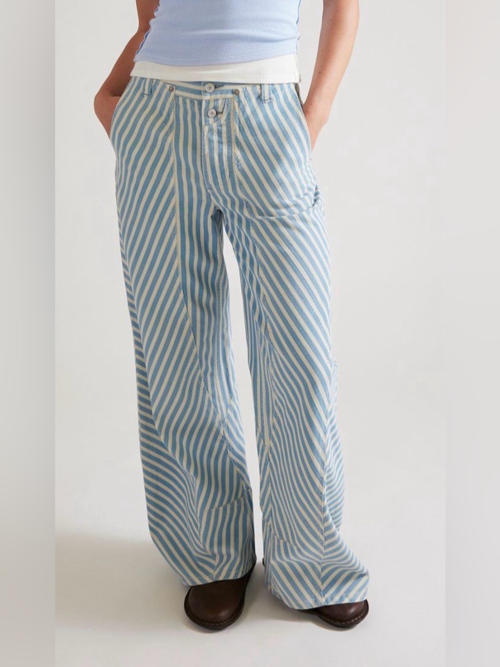 Free People Runyon Striped Pants
